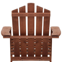 Outdoor Sun Lounge Beach Chairs Table Setting Wooden Adirondack Patio Lounges Chair