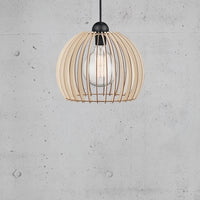 Chino 30 Pendant Brown Wood E27