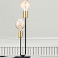 Josefine Table Mat Black Metal E27