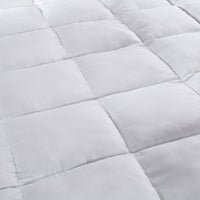 1000GSM Luxury Bamboo Fabric Gusset Mattress Pad Topper Cover - White King