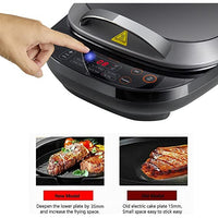 Electric Baking Pan 2-Sided Heating Grill BBQ Pancake Maker 30cm