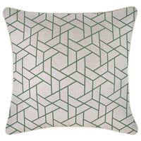 Cushion Cover With Piping Milan Green 45cm x 45cm
