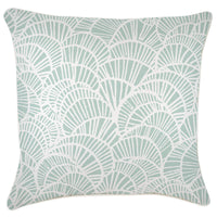 Cushion Cover With Piping-Positano Pale Mint 60cm x 60cm
