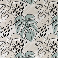 Cushion Cover With Piping Rainforest Seafoam 45cm x 45cm