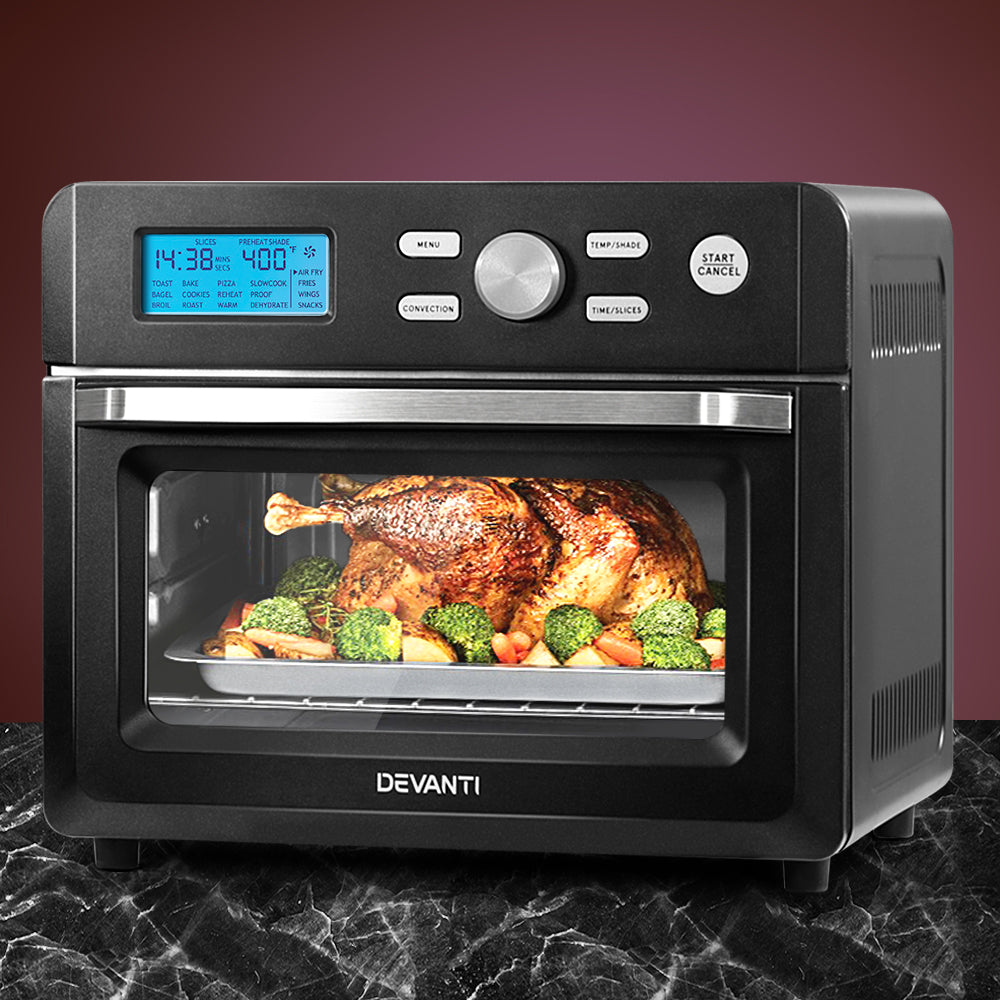 20 Litre Black Air Fryer Convection Oven