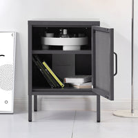 Black Mini Bedside Table