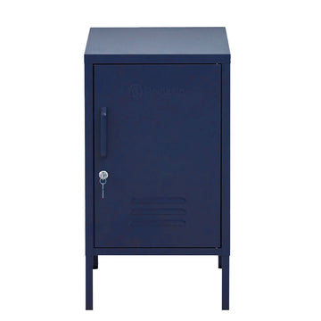 Metal Locker Storage Shelf Filing Cabinet Cupboard Bedside Table Blue