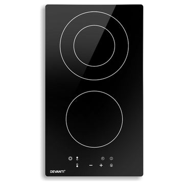 Electric Ceramic Cooktop 30cm Kitchen Cooker Cook Top Hob Touch Control 3-Zones