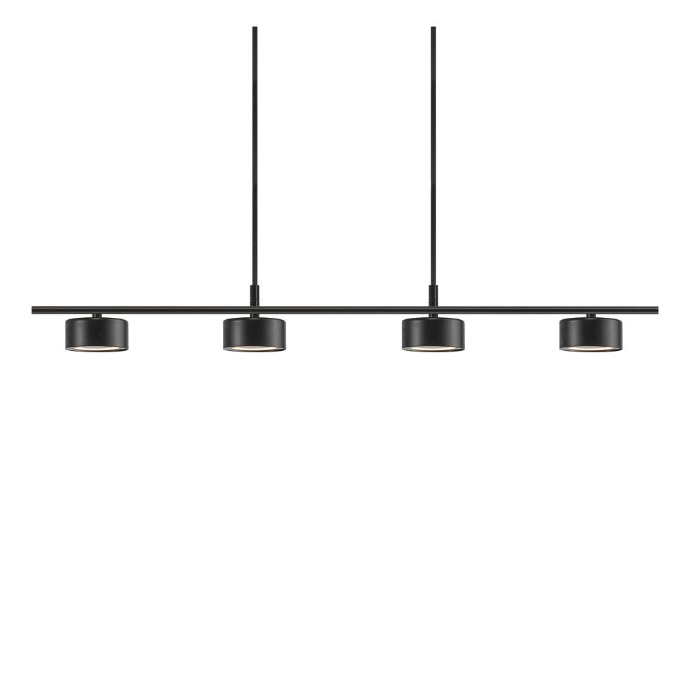 Clyde Pendant Black Metal - PC 4x5W 3-Step 350Lm 2.7K