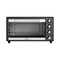 Electric Convection Oven Bake Benchtop Rotisserie Grill 60L