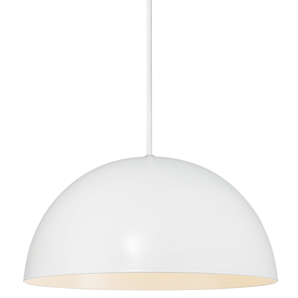 Ellen 30 Pendant White Metal - PC E27