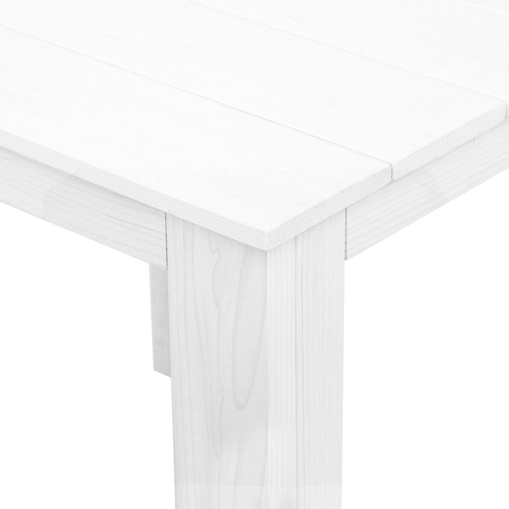 Outdoor Side Beach Table - White