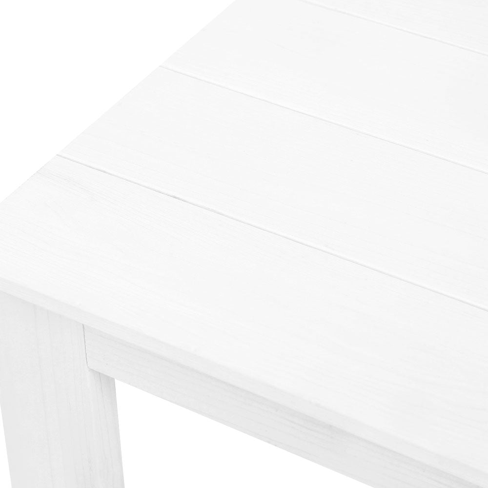 Outdoor Side Beach Table - White