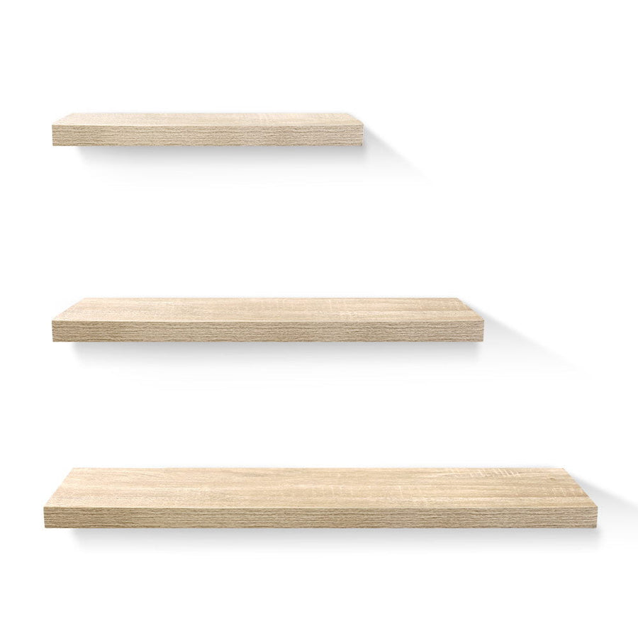 Floating Shelf Set - Oak