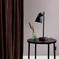 Adrian Table Black Metal - PC E27 Tilt 180deg
