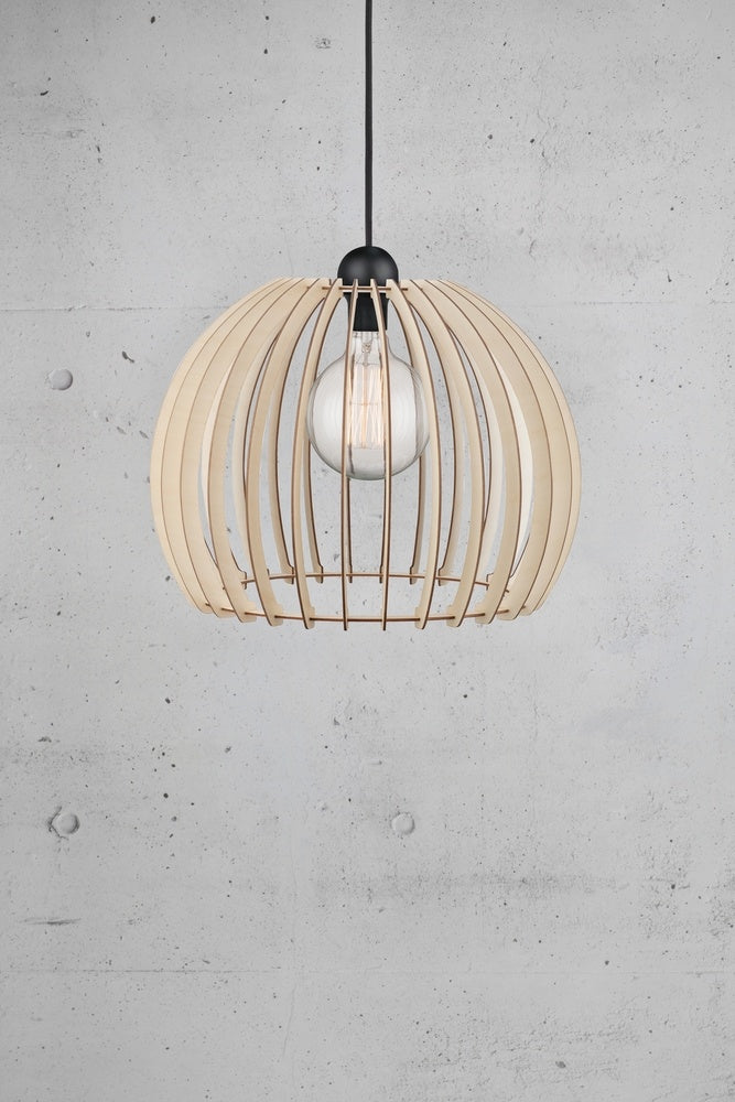 Chino 40 Pendant Brown Wood E27