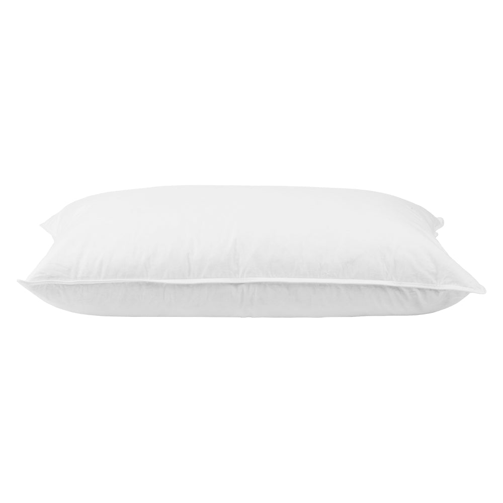 Set of 2 Goose Feather and Down Pillow - White