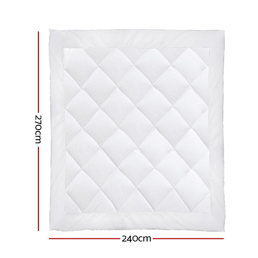 Super King 800GSM Microfibre Bamboo Microfiber Quilt