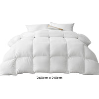 King Size 700GSM Goose Down Feather Quilt