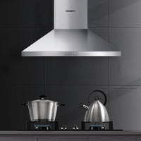 Range Hood 60cm 600mm Kitchen Canopy Stainless Steel Rangehood Wall Mount