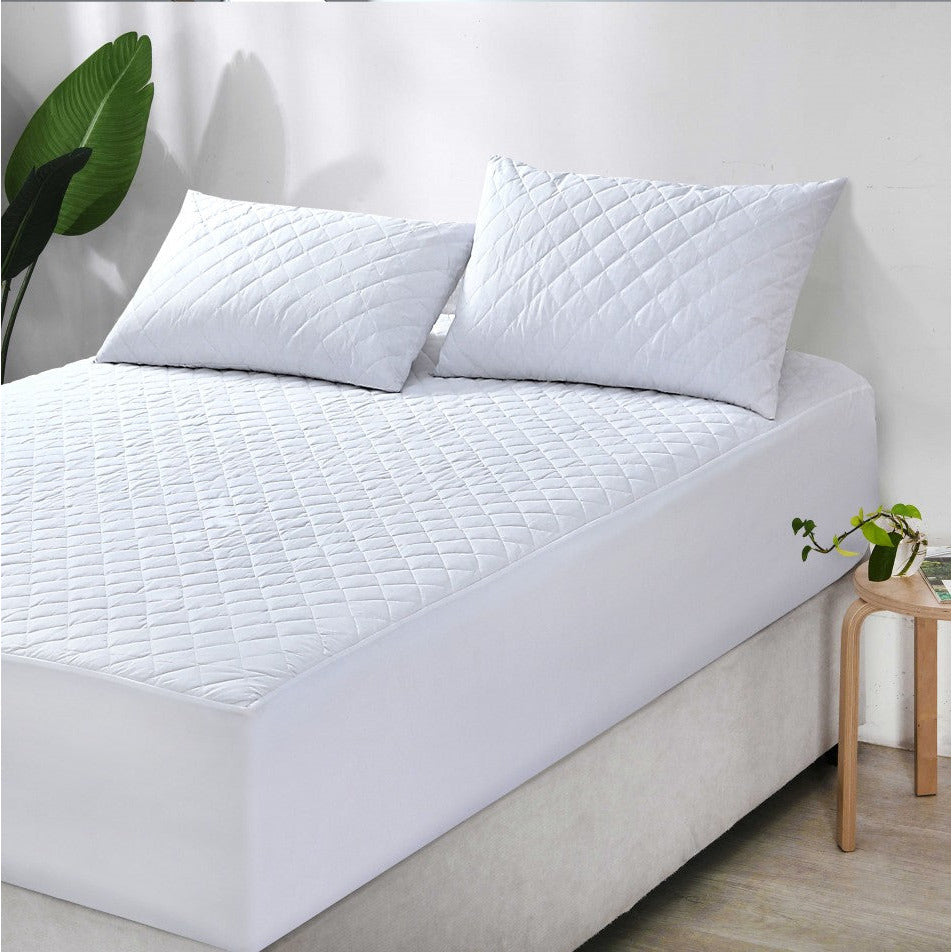 100% Cotton Quilted Fully Fitted 50cm Deep Single Size Waterproof Mattress Protector