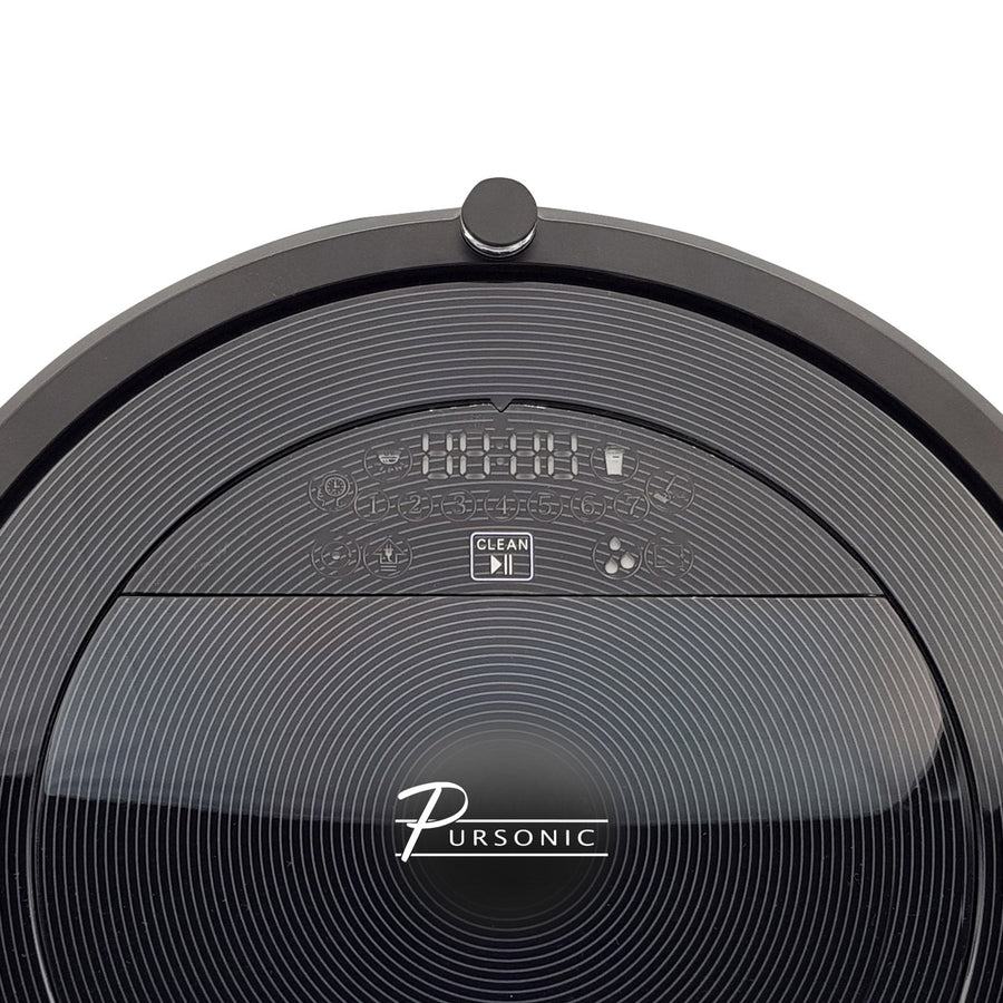 i9 Robotic Vacuum Cleaner Carpet Floor Dry Wet Mopping Auto Robot Black