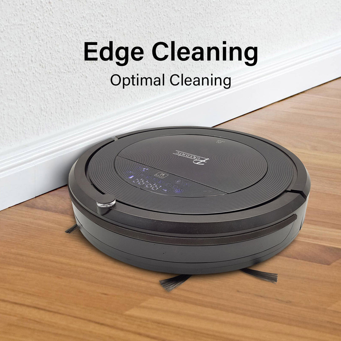 i9 Robotic Vacuum Cleaner Carpet Floor Dry Wet Mopping Auto Robot Black