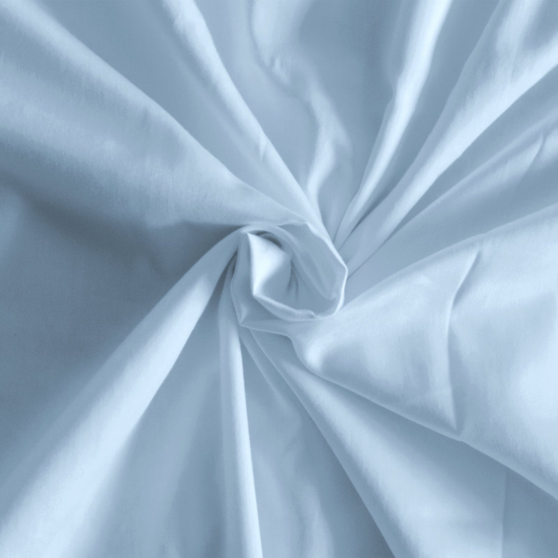 1000 Thread Count Hotel Grade Bamboo Cotton Quilt Cover Pillowcases Set - King - Blue Fog