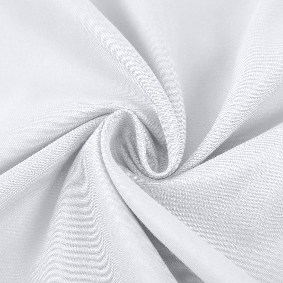 2000 Thread Count Bamboo Cooling Sheet Set Ultra Soft Bedding - Queen - White