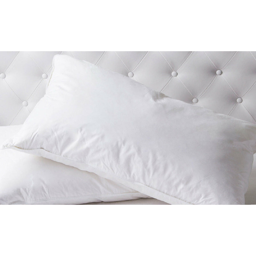 Duck Feather & Down Quilt 500GSM Set And 2 Pack Pillows - White King