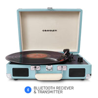 Cruiser Turquoise - Bluetooth Portable Turntable