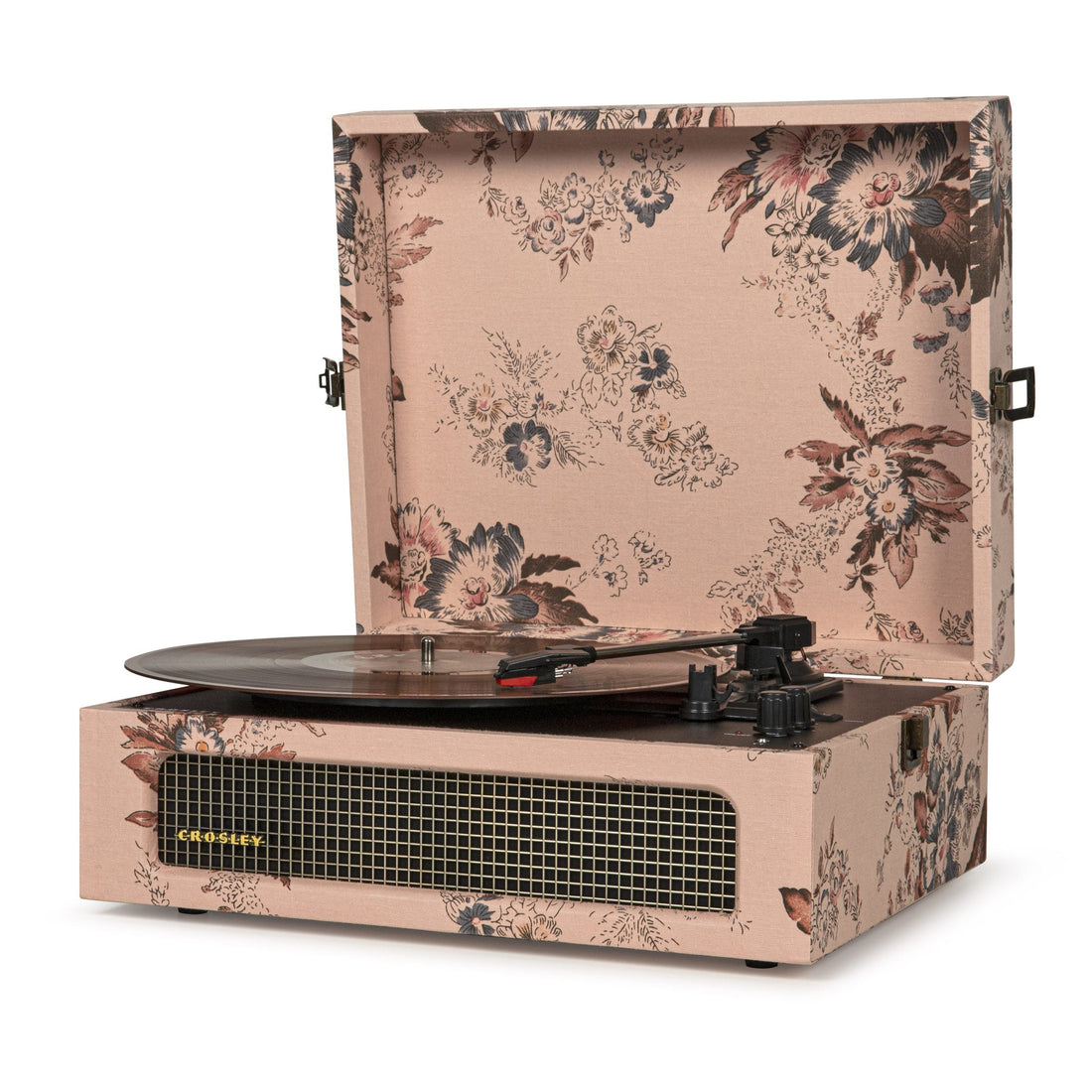 Voyager Floral - Bluetooth Portable Turntable