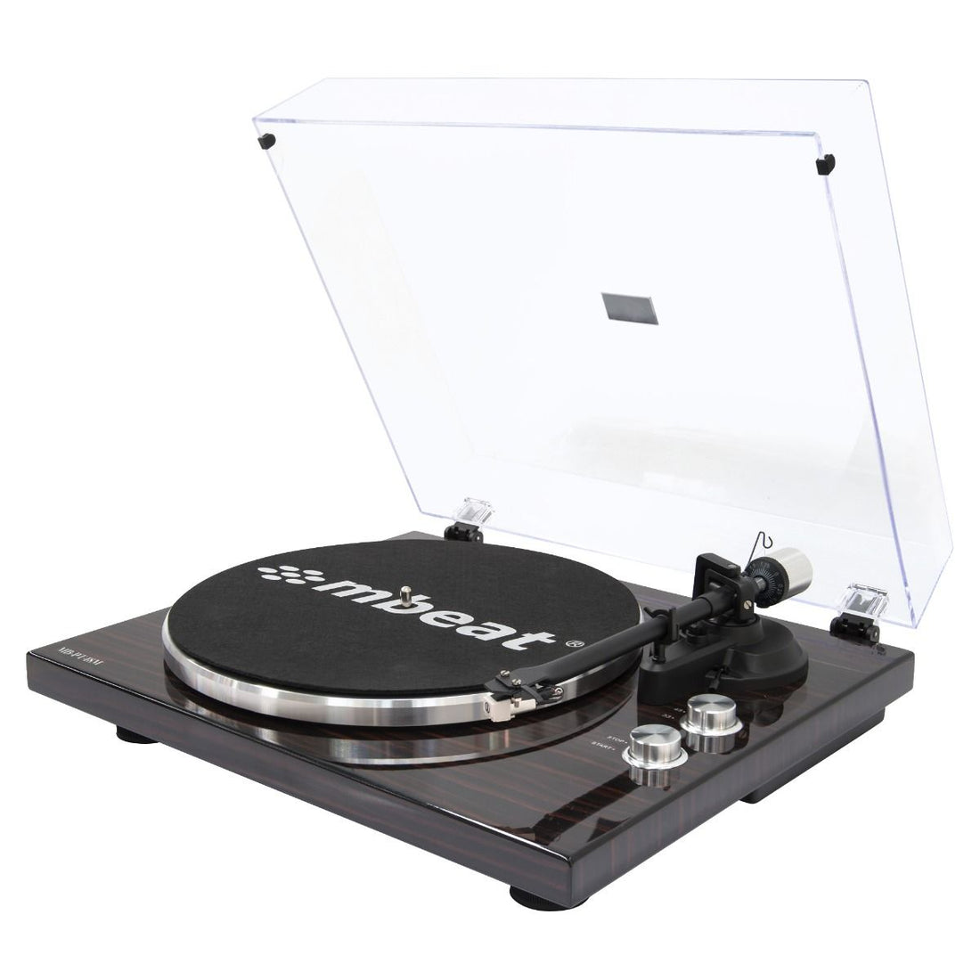 Hi-Fi Bluetooth Turntable (MMC, USB, Anti-skating, Preamplifier) - Macassar Ebony