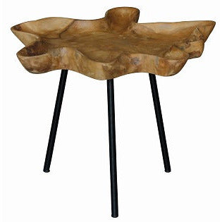 The Loft Teak Tray Shape Side Table