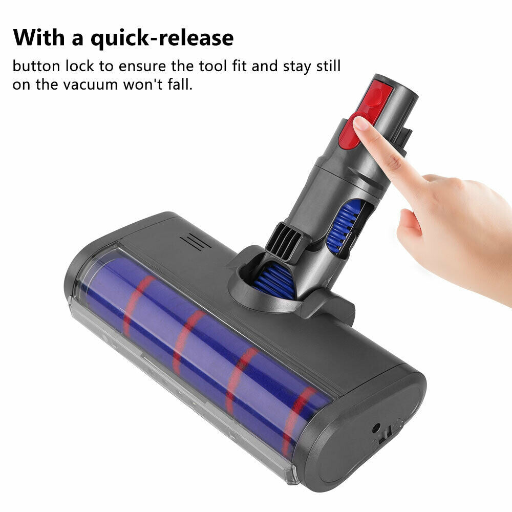 LED Soft Roller Brush Head Floor Tool for DYSON V7 V8 V10 V11 Vacuum Cleaner