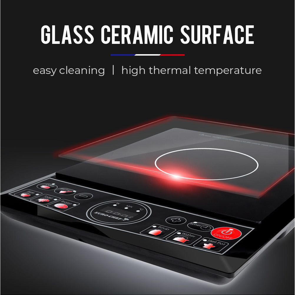 Electric Induction Cooktop Portable Kitchen Cooker Ceramic Cook Top