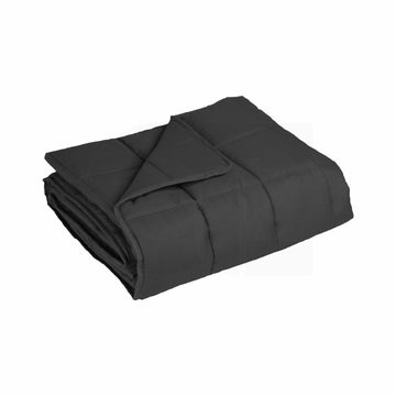 GOMINIMO Polyester Queen Size Weighted Blanket (Dark Grey 7kg) HM-WB-104-DJ