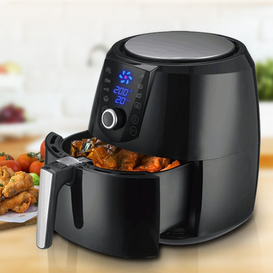 7.2l Electric Air Fryer - 1800w - Black