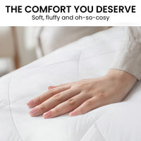 800gsm Microfibre Bamboo Quilt Comforter - King