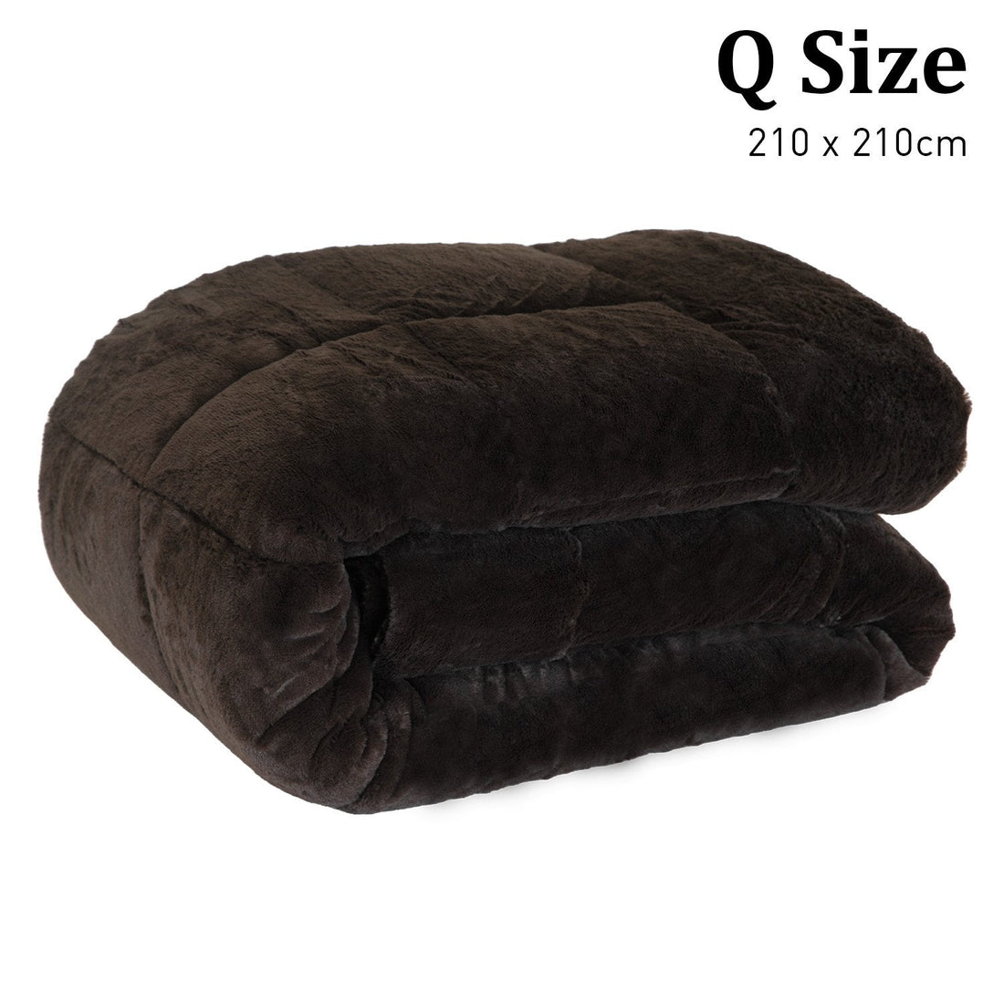 Faux Mink Comforter Quilt Duvet 500GSM - Queen