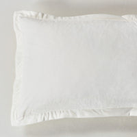 Corduroy Velvet Queen Bed Quilt Cover Set White