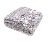 Knitted Weave Throw 127x152cm - Soft and Subtle