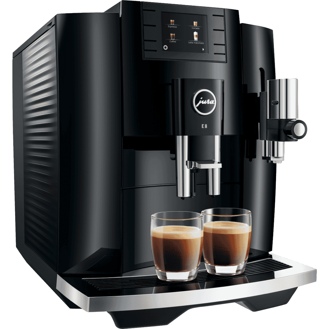 E8 Piano Black (INTA) Coffee Machine 15372