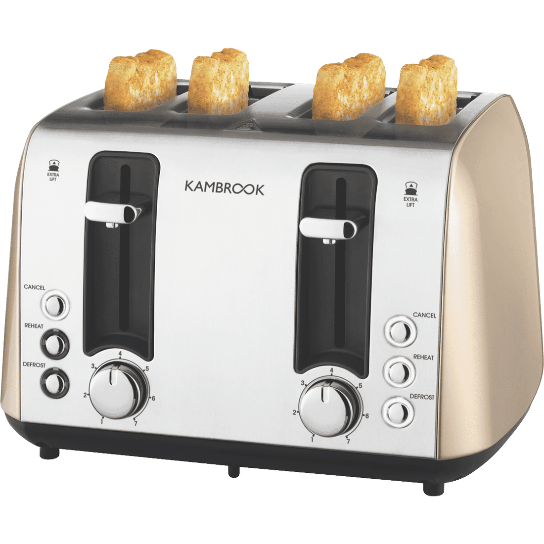 Deluxe Collection 4 Slice Toaster Champagne KTA480CMP2JAN1