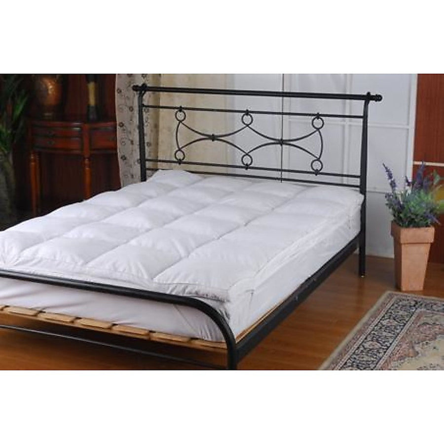 100% White Goose Feather Mattress Topper - King