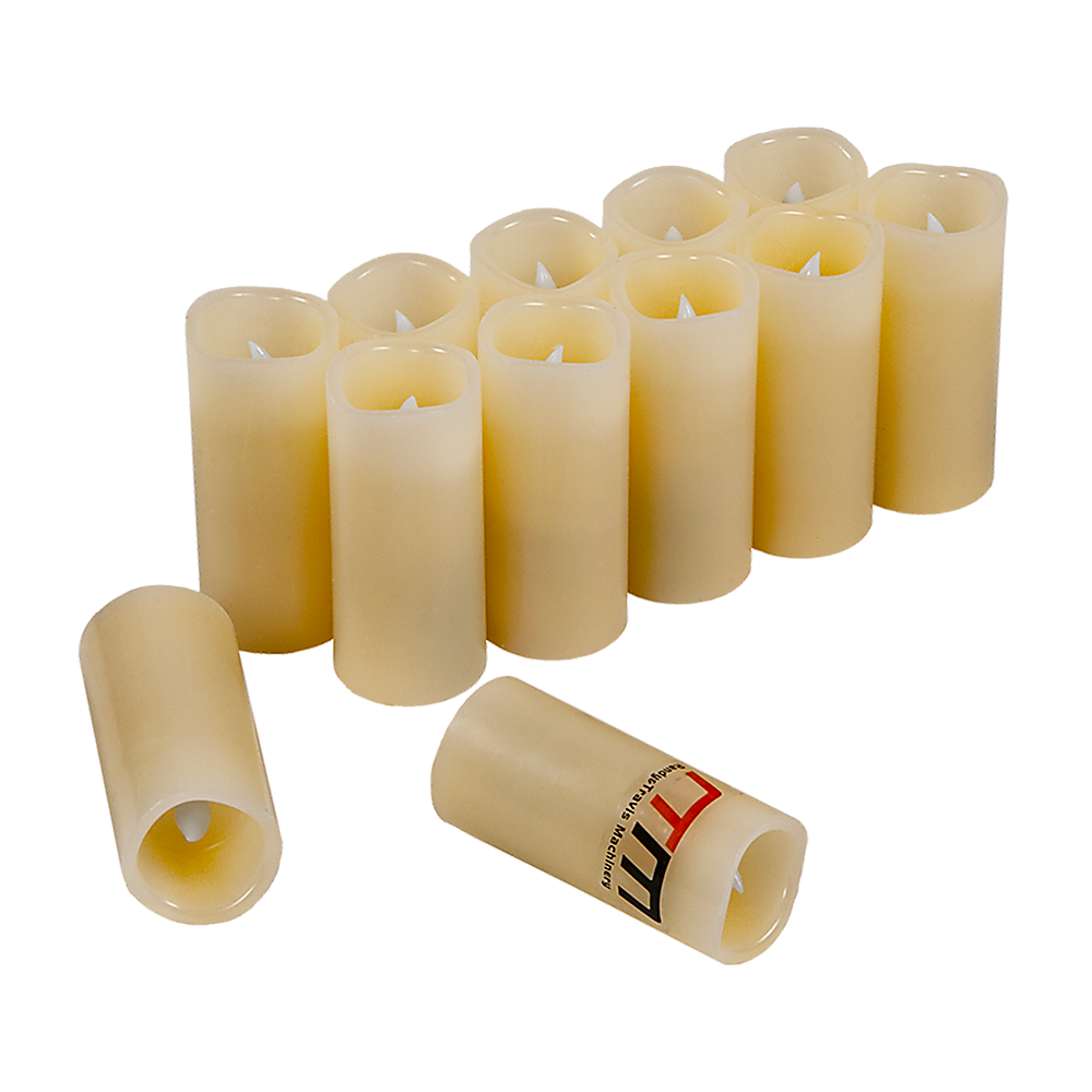 Flameless Candles LED Candles Set of 12 Battery Flickering Bulb with Remote