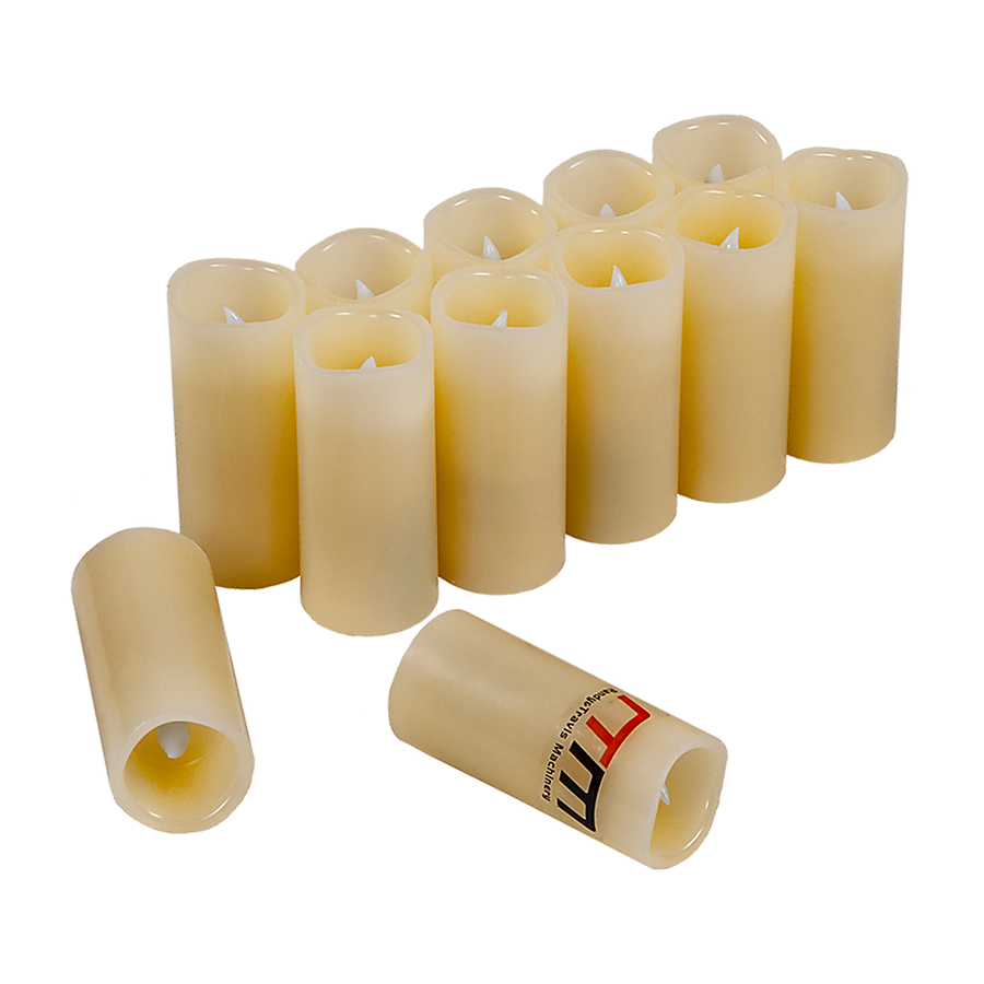 Flameless Candles LED Candles Set of 12 Battery Flickering Bulb with Remote