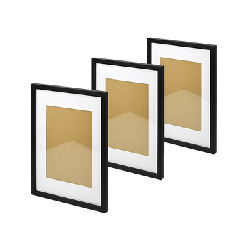 Photo Frames Collage Black A3 Picture Frame Wall Set Home Decor 3PCS