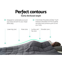 Weighted Blanket Kids 2.3KG Heavy Gravity Blankets - Grey